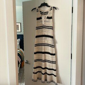 Nordstrom Crochet Knit Midi Dress Zoe and Claire Size Small (New with Tags!) NWT